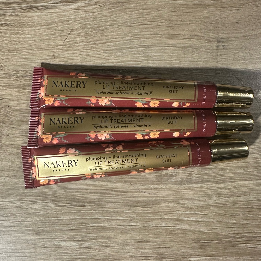 Nakery Beauty Lip Treatment - Birthday Suit 3x